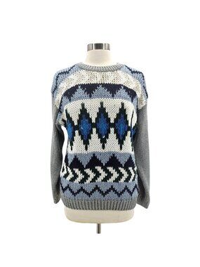 Vintage Extra Energy by De Rotchild Womens Large Sweater Hand Knit Chunky Retro